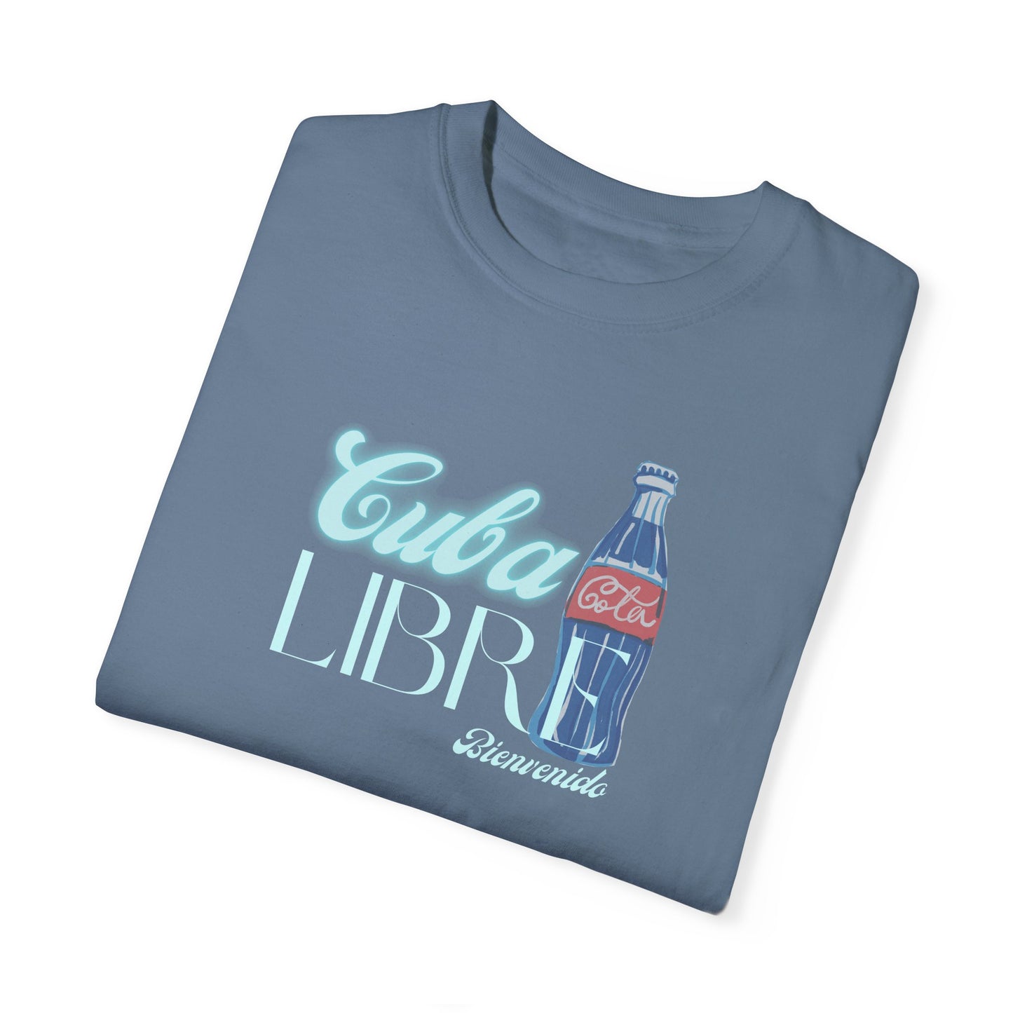 Retro Cuba Libre Tee with Vintage Cola Bottle Graphic
