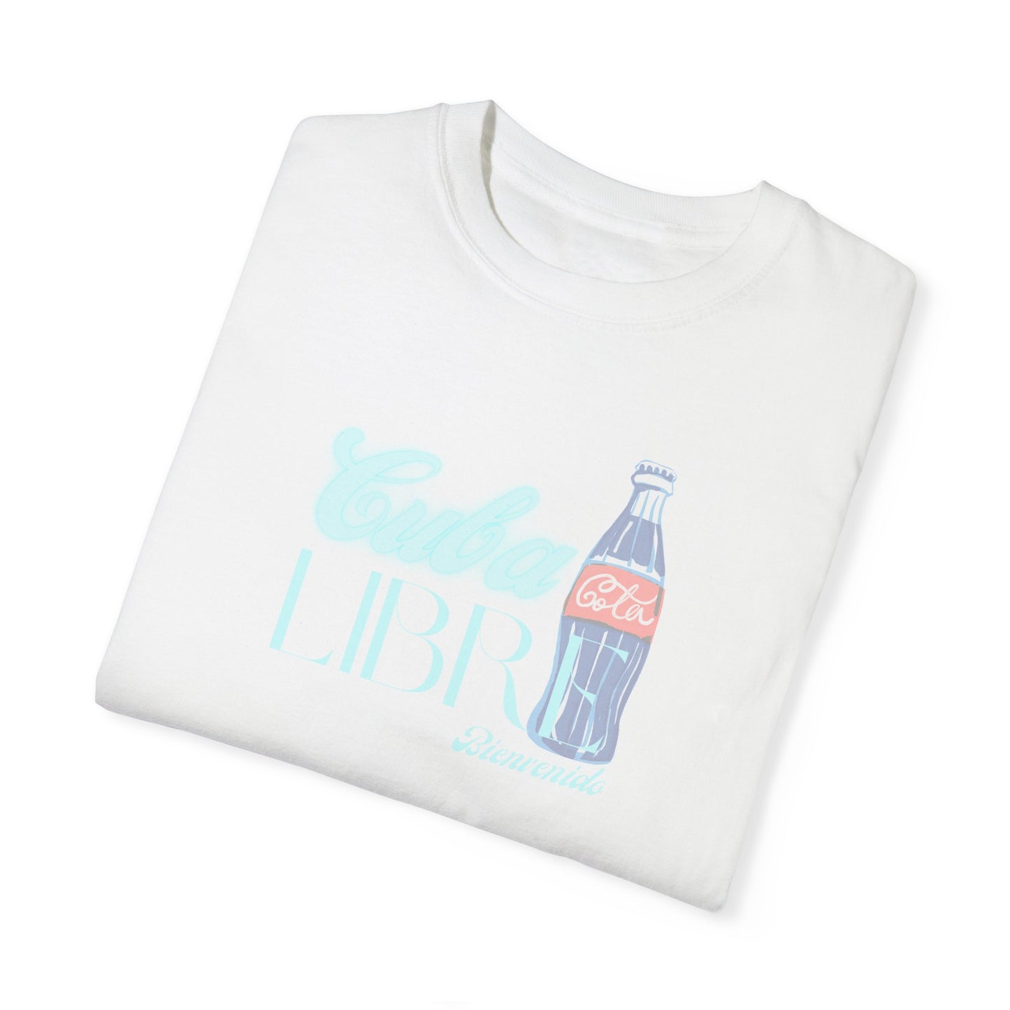 Retro Cuba Libre Tee with Vintage Cola Bottle Graphic