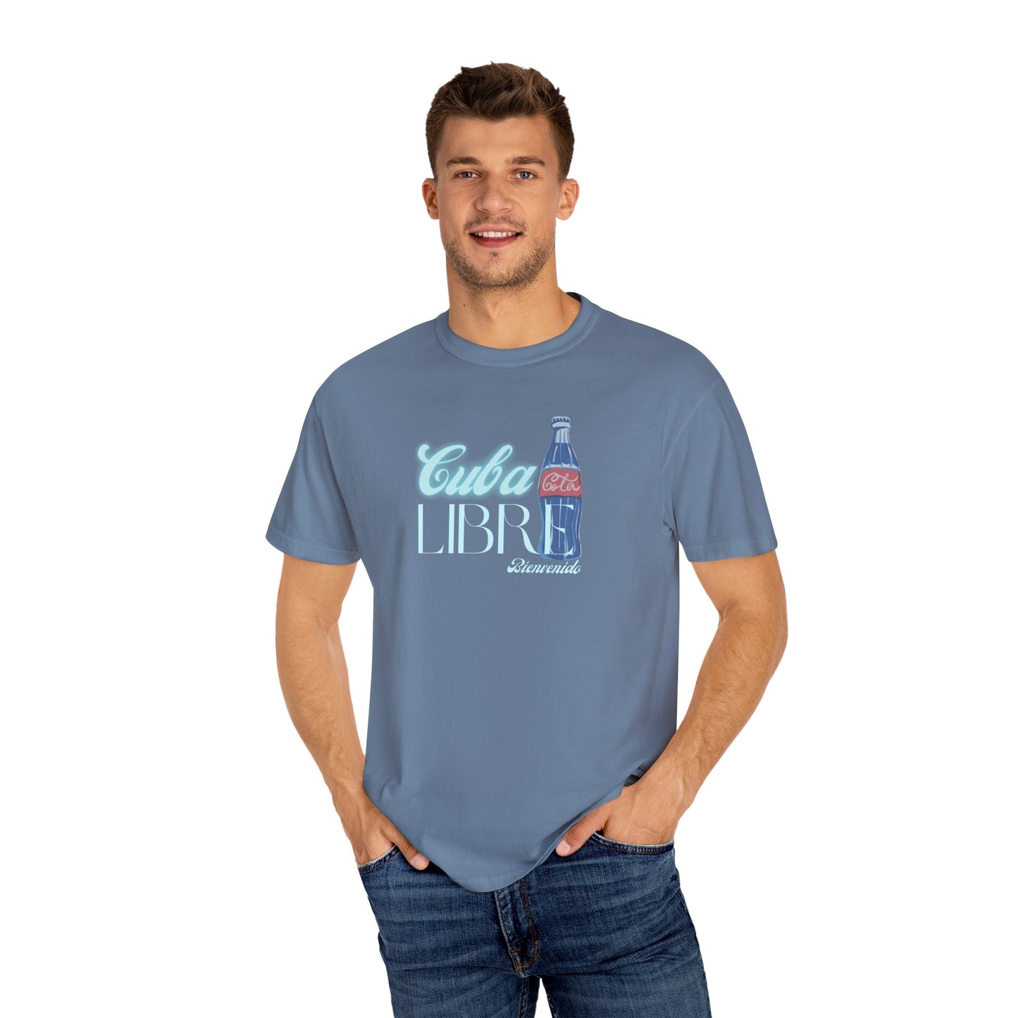 Retro Cuba Libre Tee with Vintage Cola Bottle Graphic