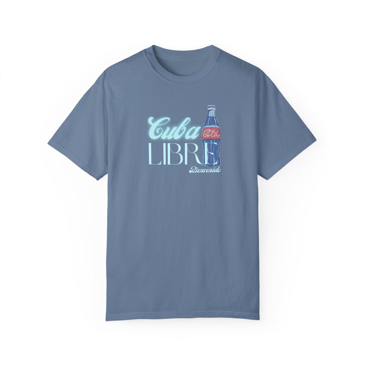 Retro Cuba Libre Tee with Vintage Cola Bottle Graphic