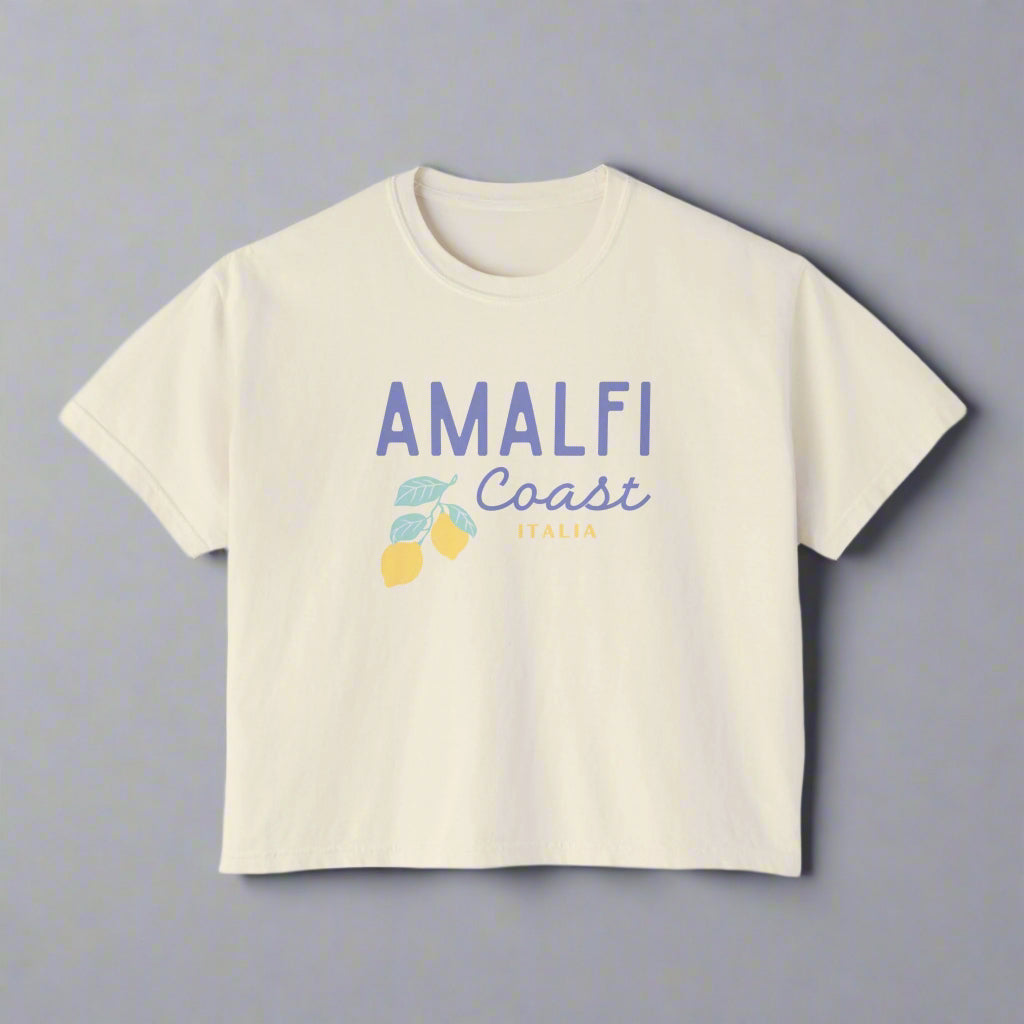 Amalfi Coast Italia with Lemons Boxy Tee