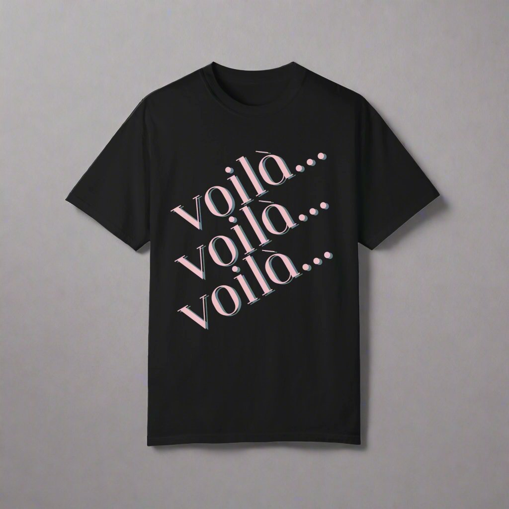 Voilà... Voilà... Voila...Garment-Dyed Relaxed fit T-shirt