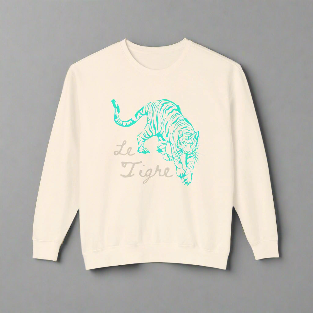 Le Tigre Graphic - Lightweight Cotton Crewneck