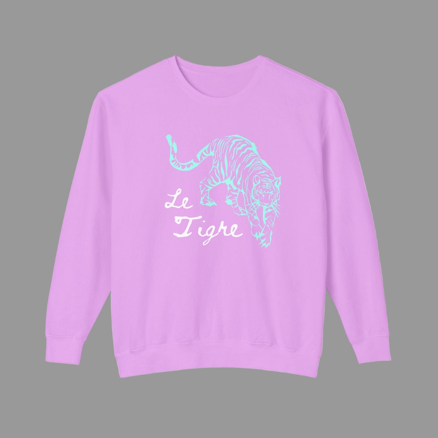 Le Tigre Graphic - Lightweight Cotton Crewneck