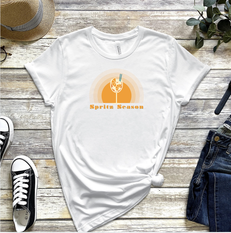 Spritz Season: Retro Sunset Graphic Tee