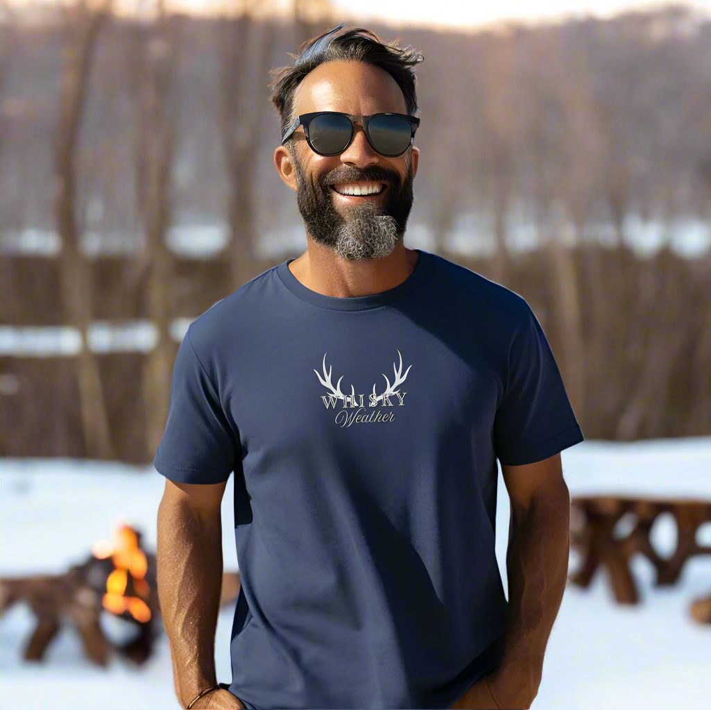 Whisky Weather Tee: Uber-Soft Unisex Tshirt for Whiskey Lovers