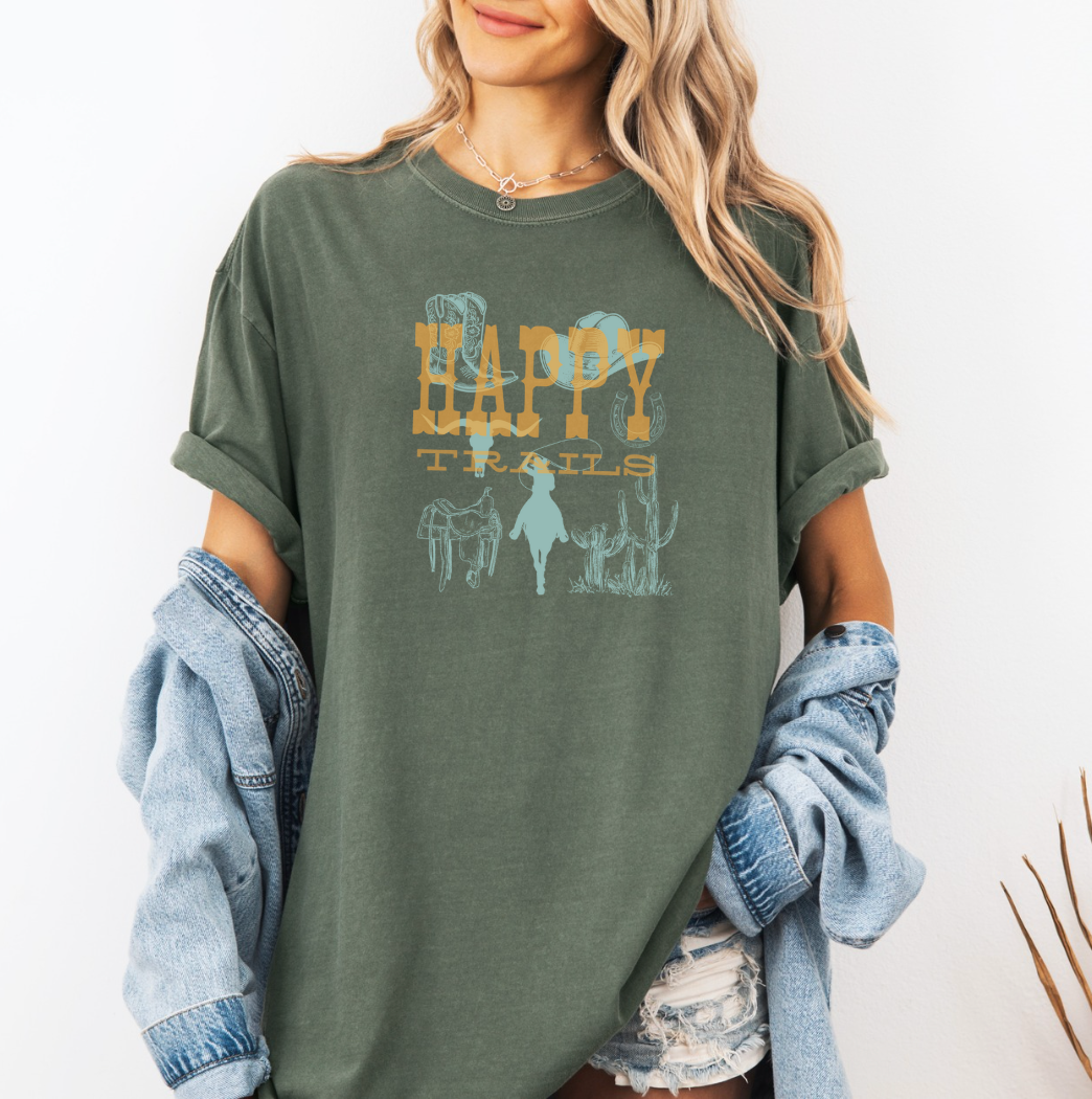 "Happy Trails" Rodeo Desert Vibe Tee
