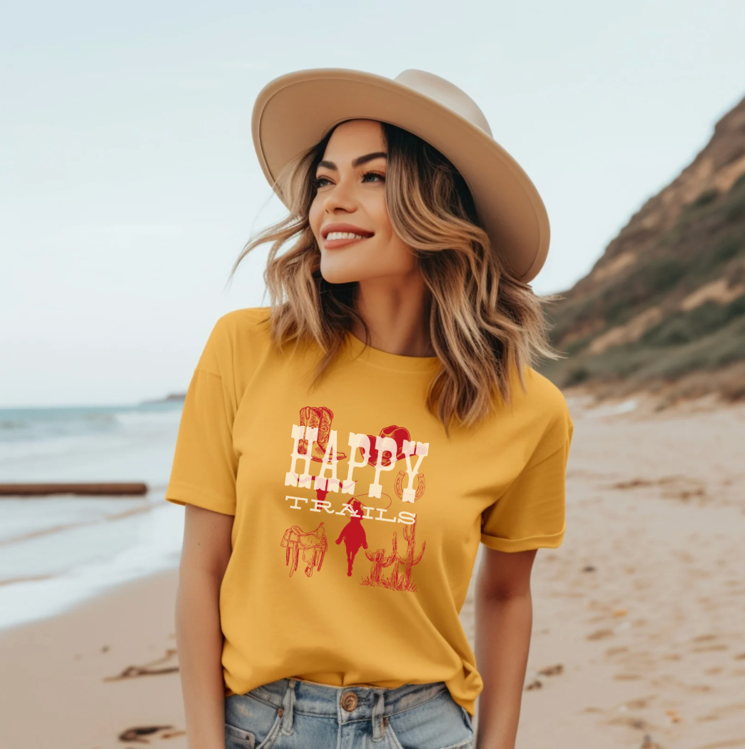 "Happy Trails" Rodeo Desert Vibe Tee