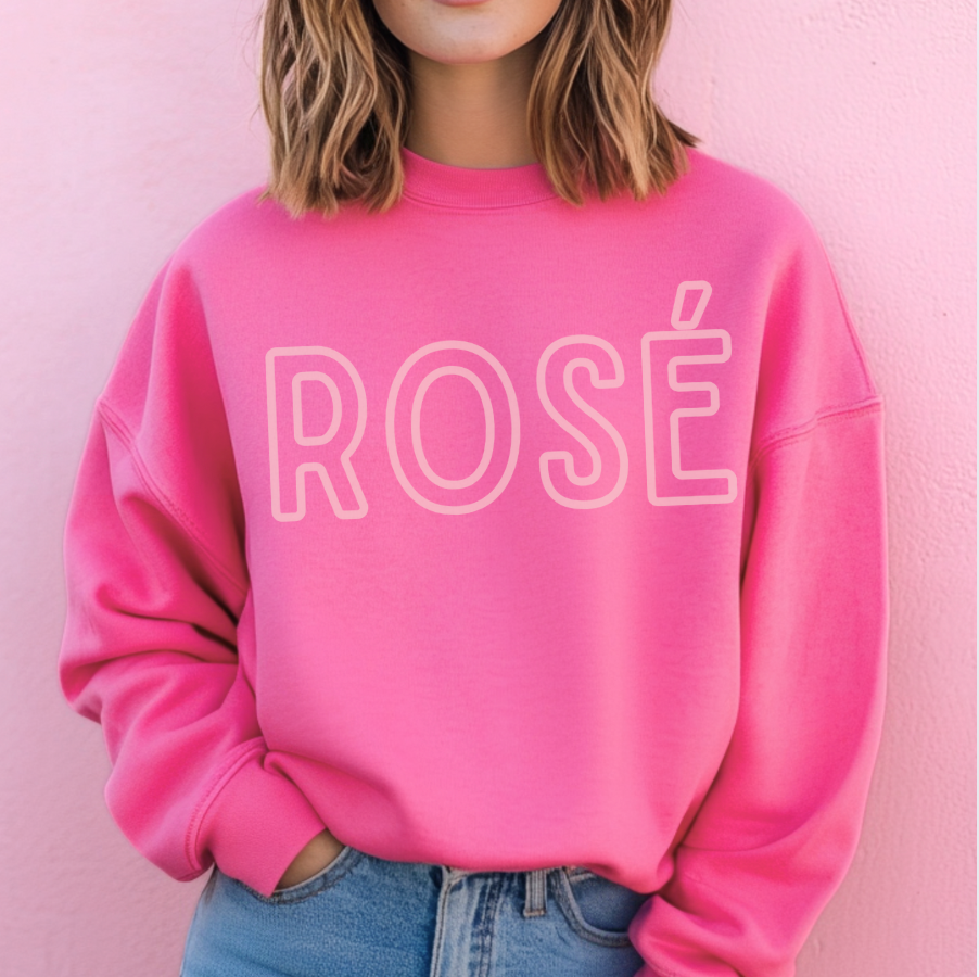 Rosé Crewneck Sweatshirt