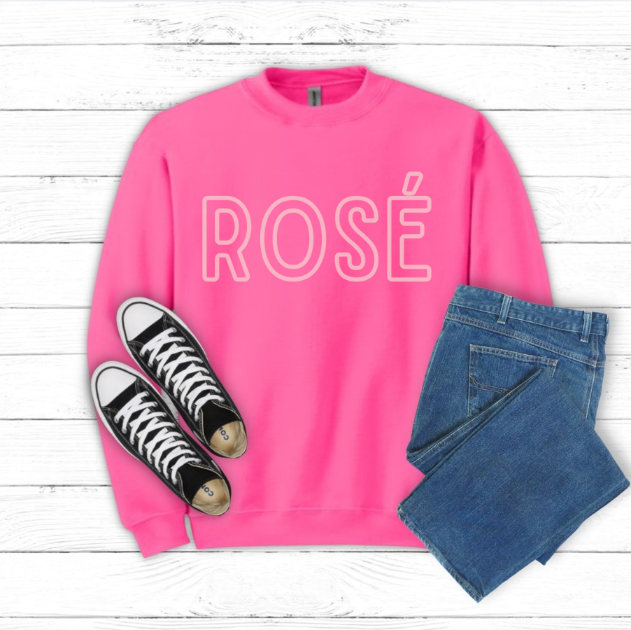 Rosé Crewneck Sweatshirt