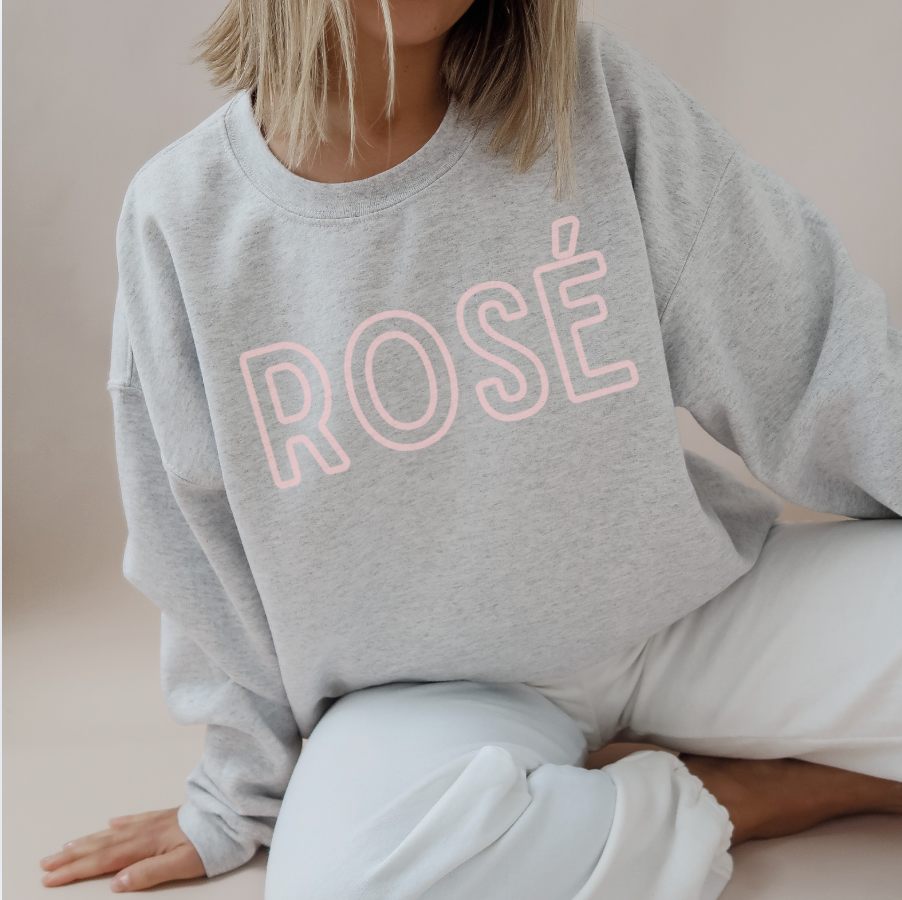 Rosé Crewneck Sweatshirt