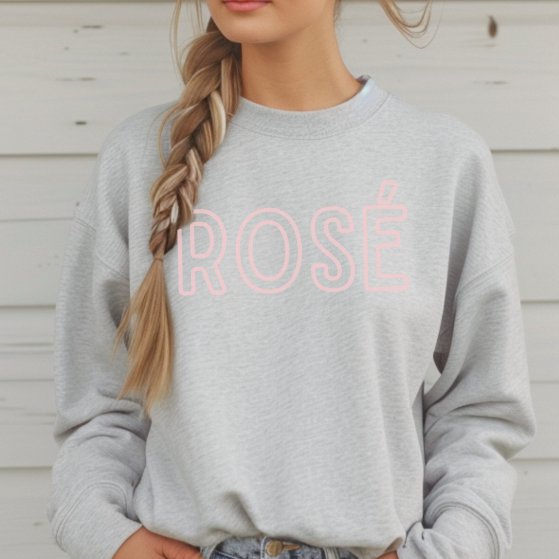 Rosé Crewneck Sweatshirt