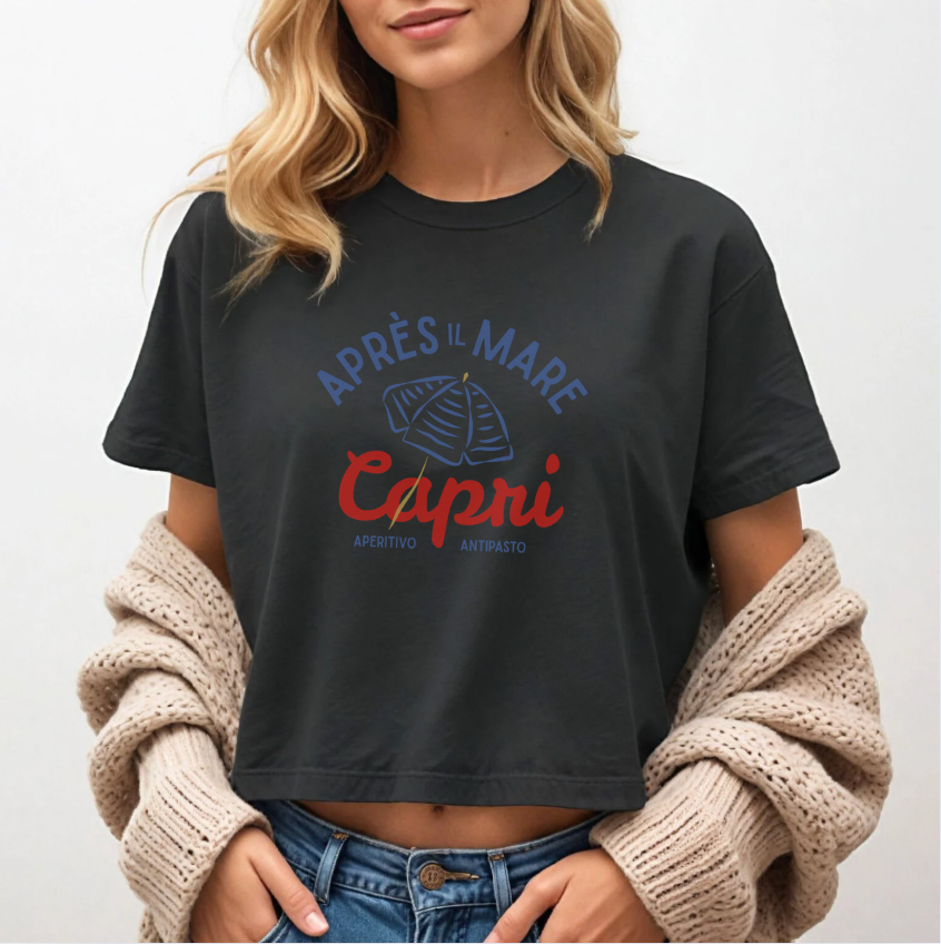 Capri Edition - Après il Mare Boxy Cropped Tee