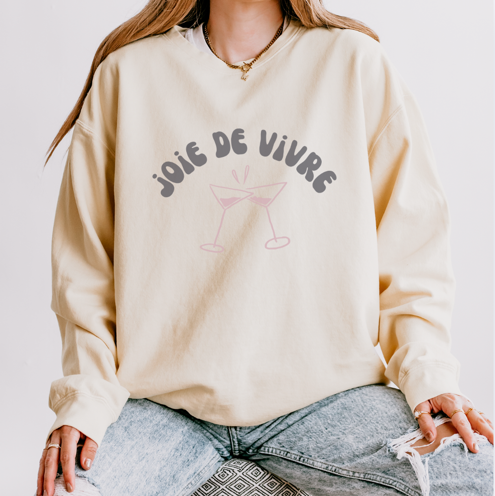 Joie de Vivre Crewneck "The Joy Of Life"