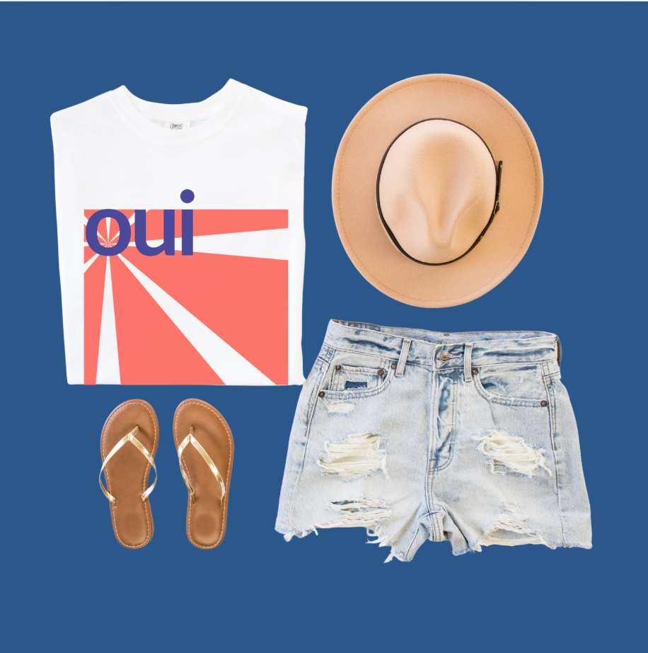 Oui Graphic Tee -Effortlessly French, Boldly Minimal