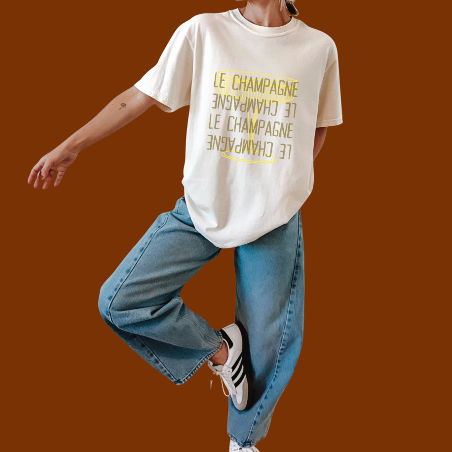 Le Champagne Graphic Tee