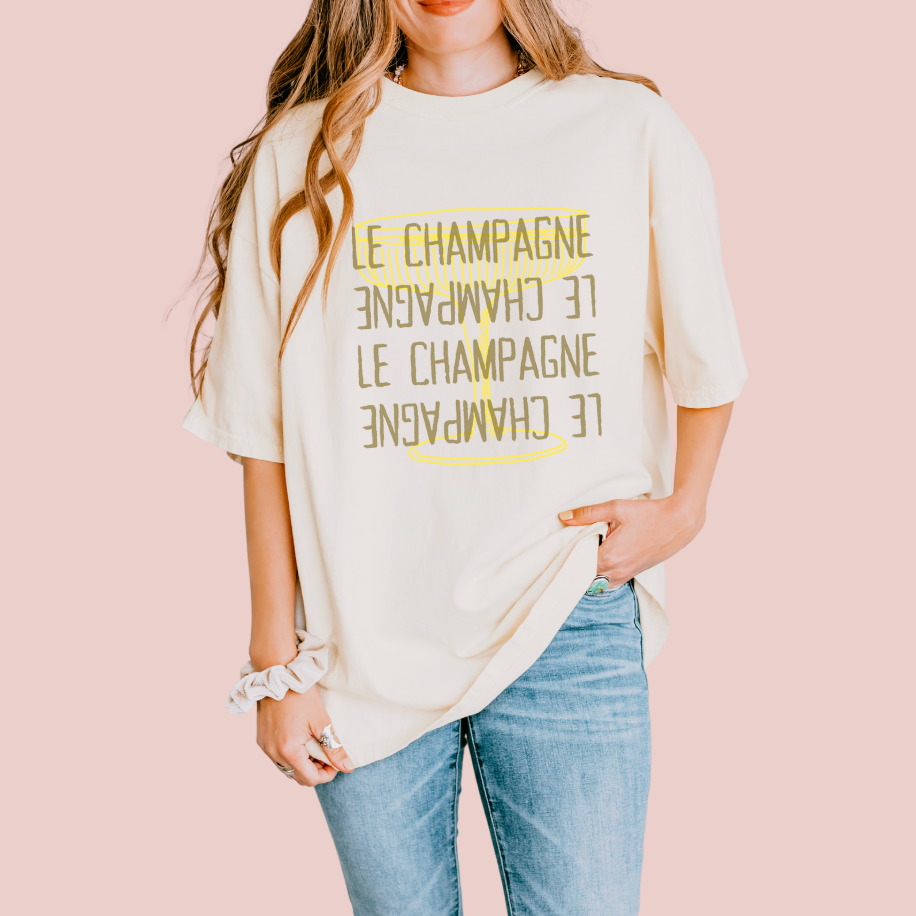Le Champagne Graphic Tee