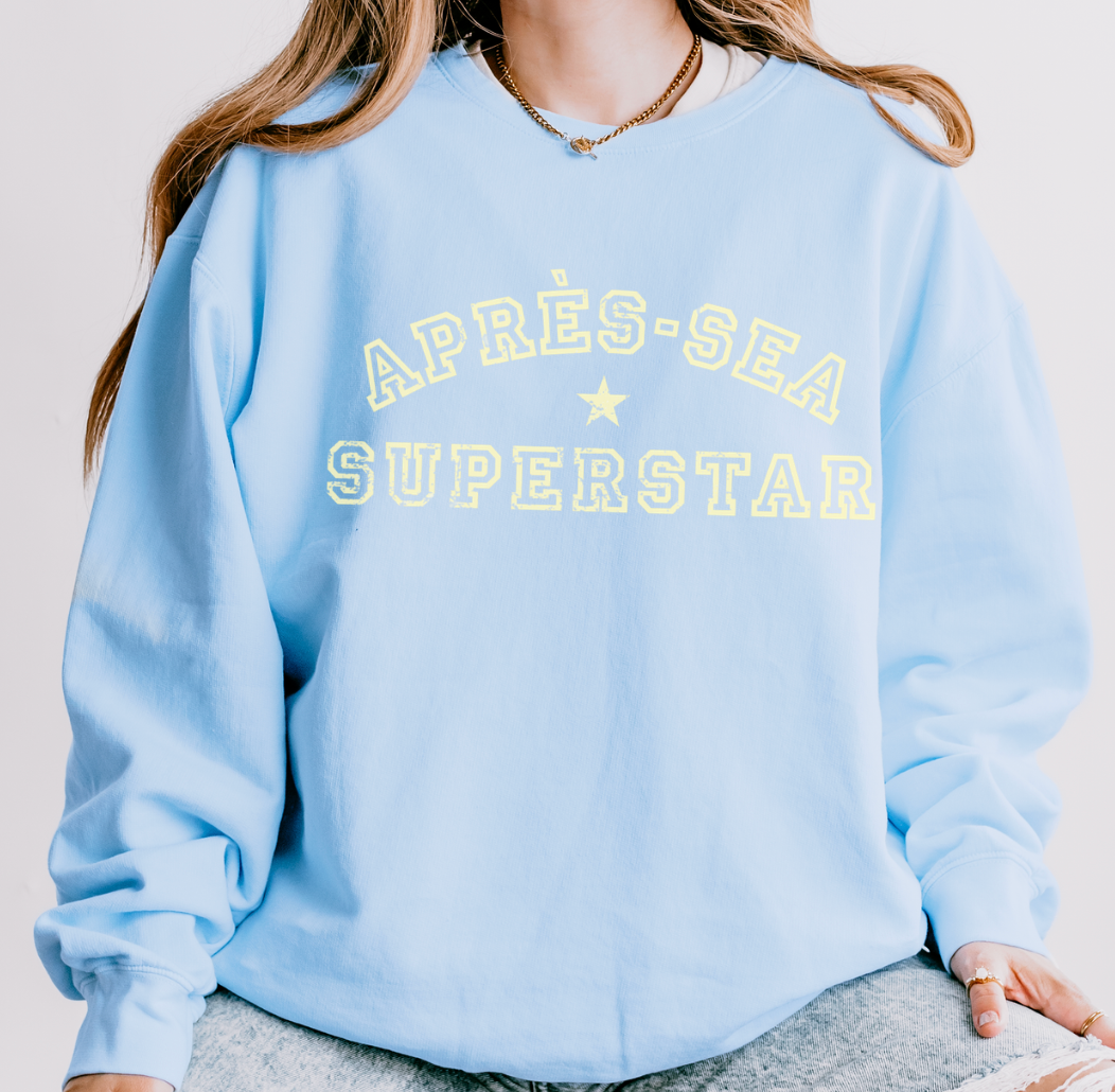 Après-Sea Superstar Lightweight Crewneck Sweatshirt