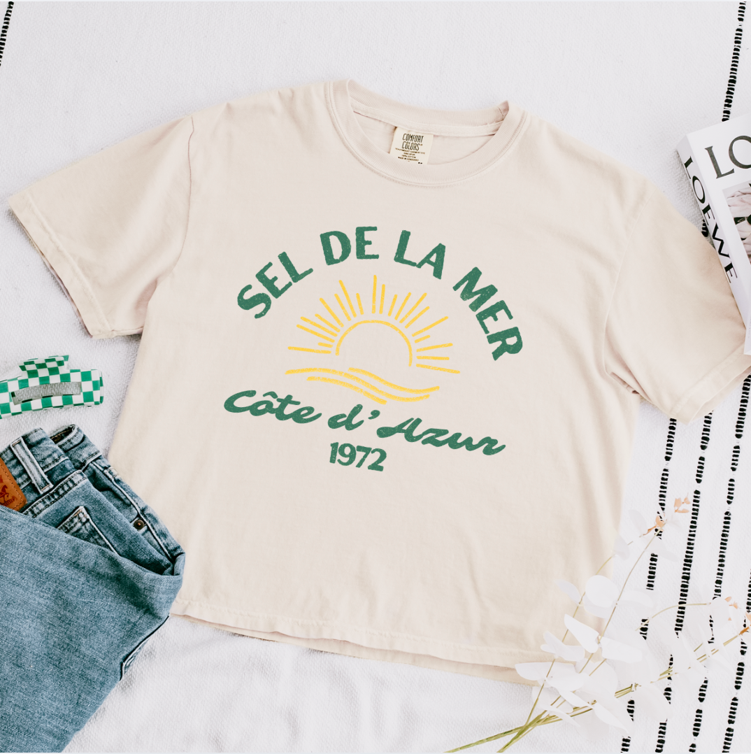 Sel de la Mer Côte d’Azur – Boxy Tee