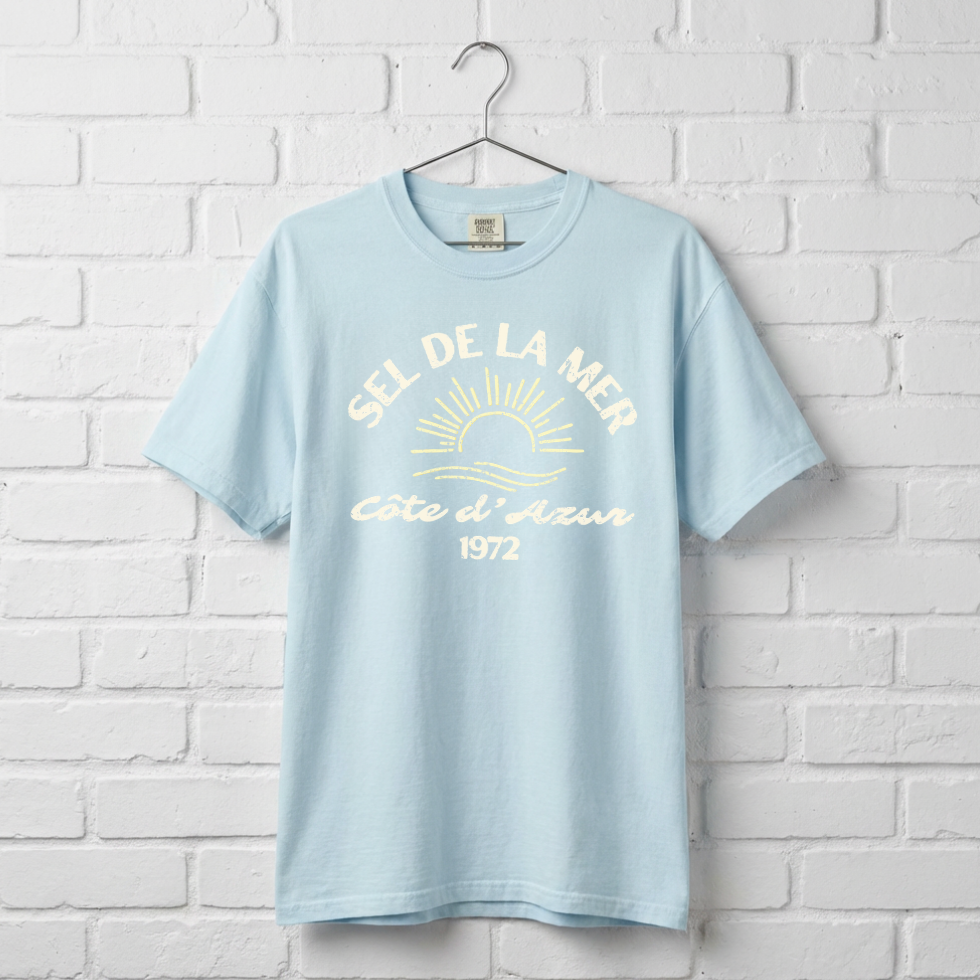 Sel de la Mer - Côte d’Azur Cotton Tee