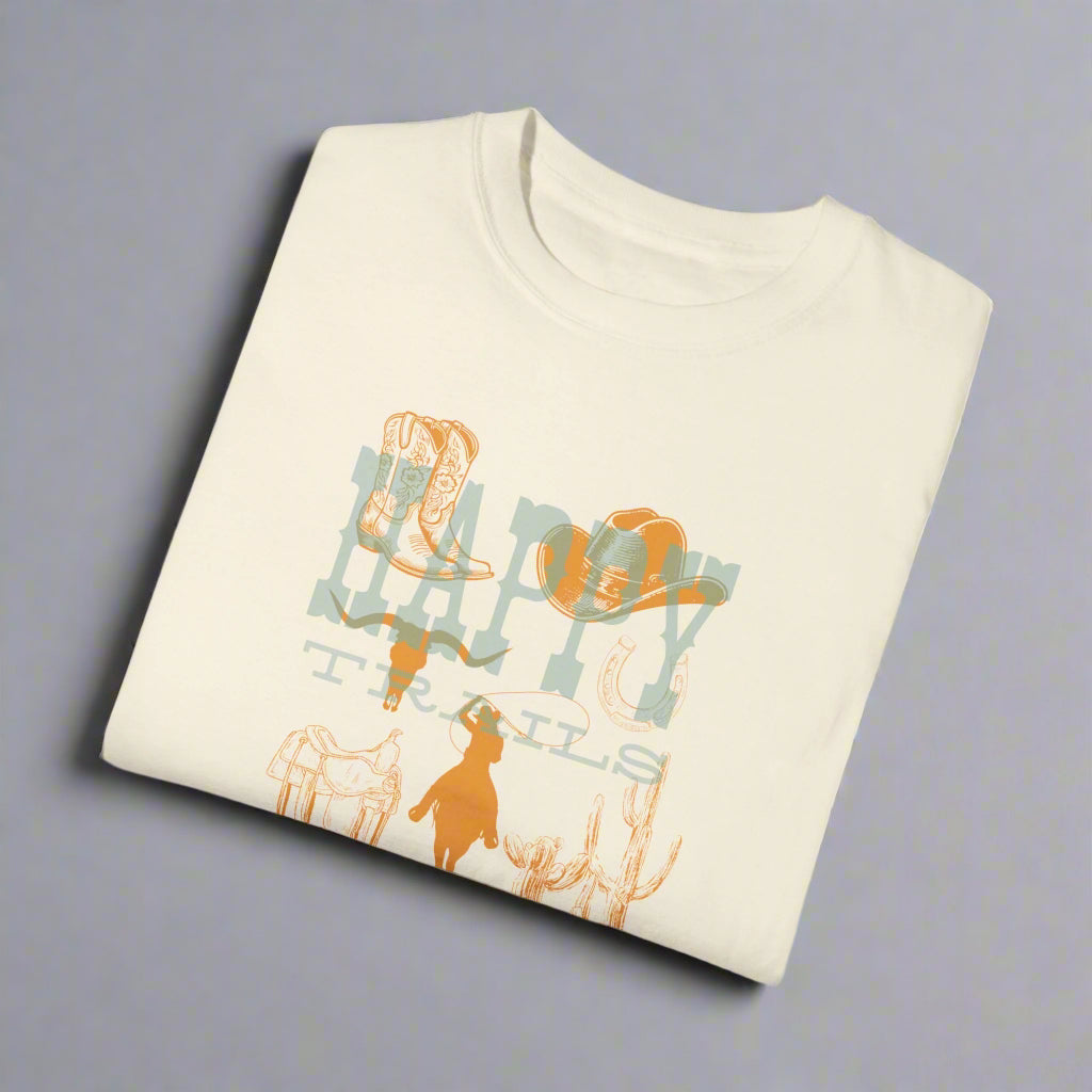 "Happy Trails" Rodeo Desert Vibe Tee
