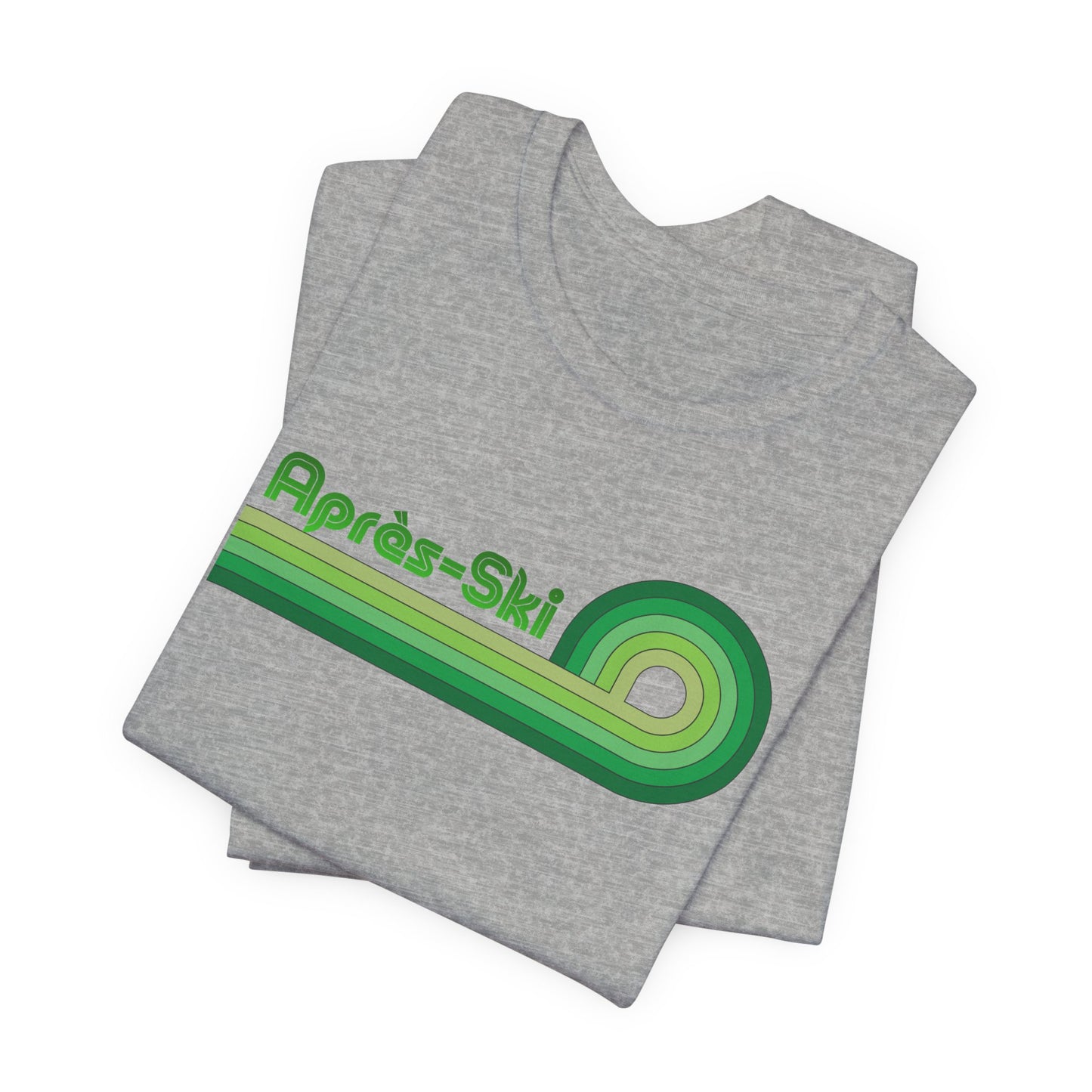 Après-Ski Retro Stripes T-Shirt | Vintage Ski Graphic