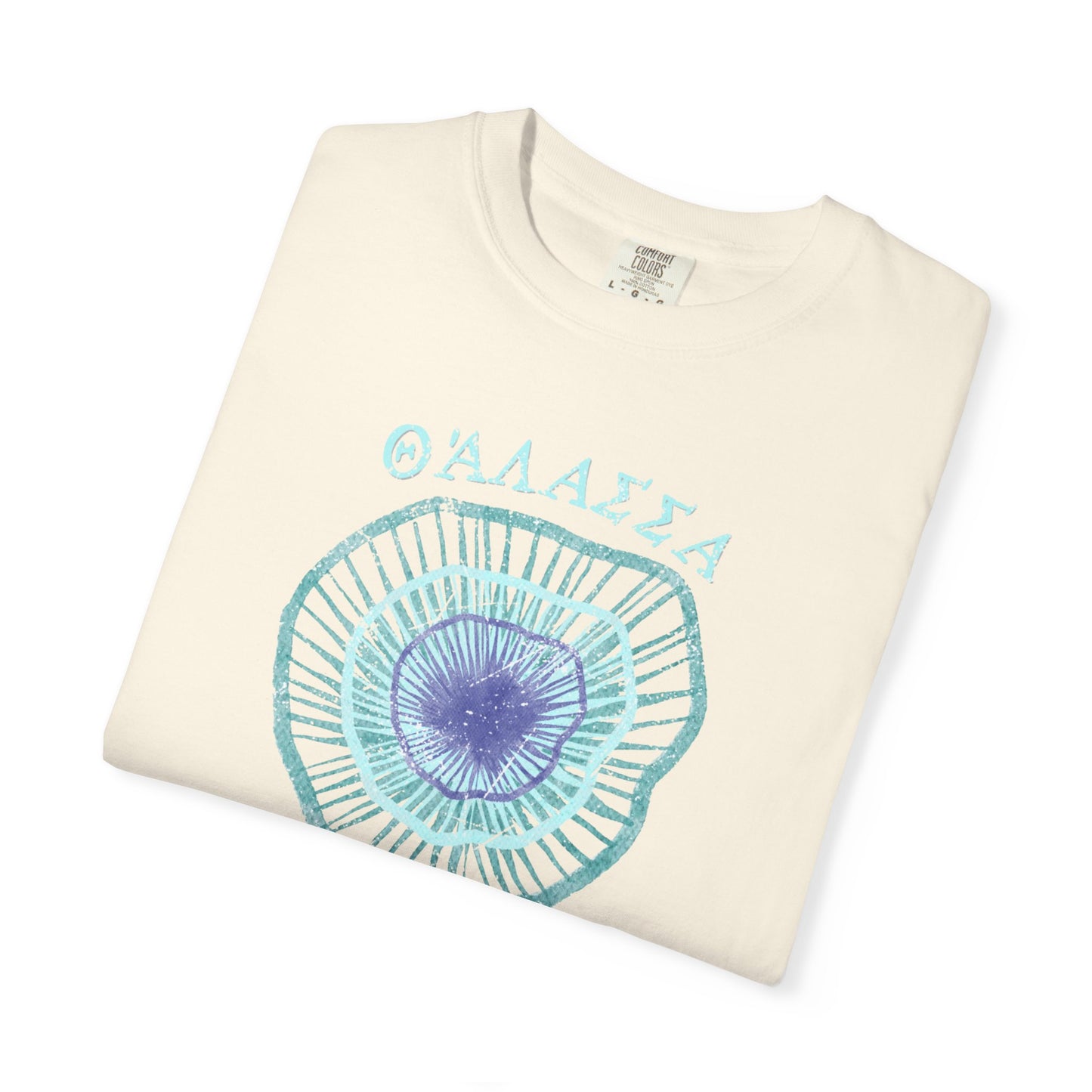 Sea, Sun & Salt Graphic Tee with Greek Evil Eye