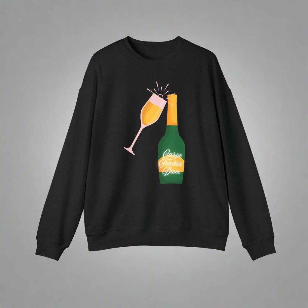 Carpe Frickin' Diem - Seize the Day - Drop Shoulder Sweatshirt