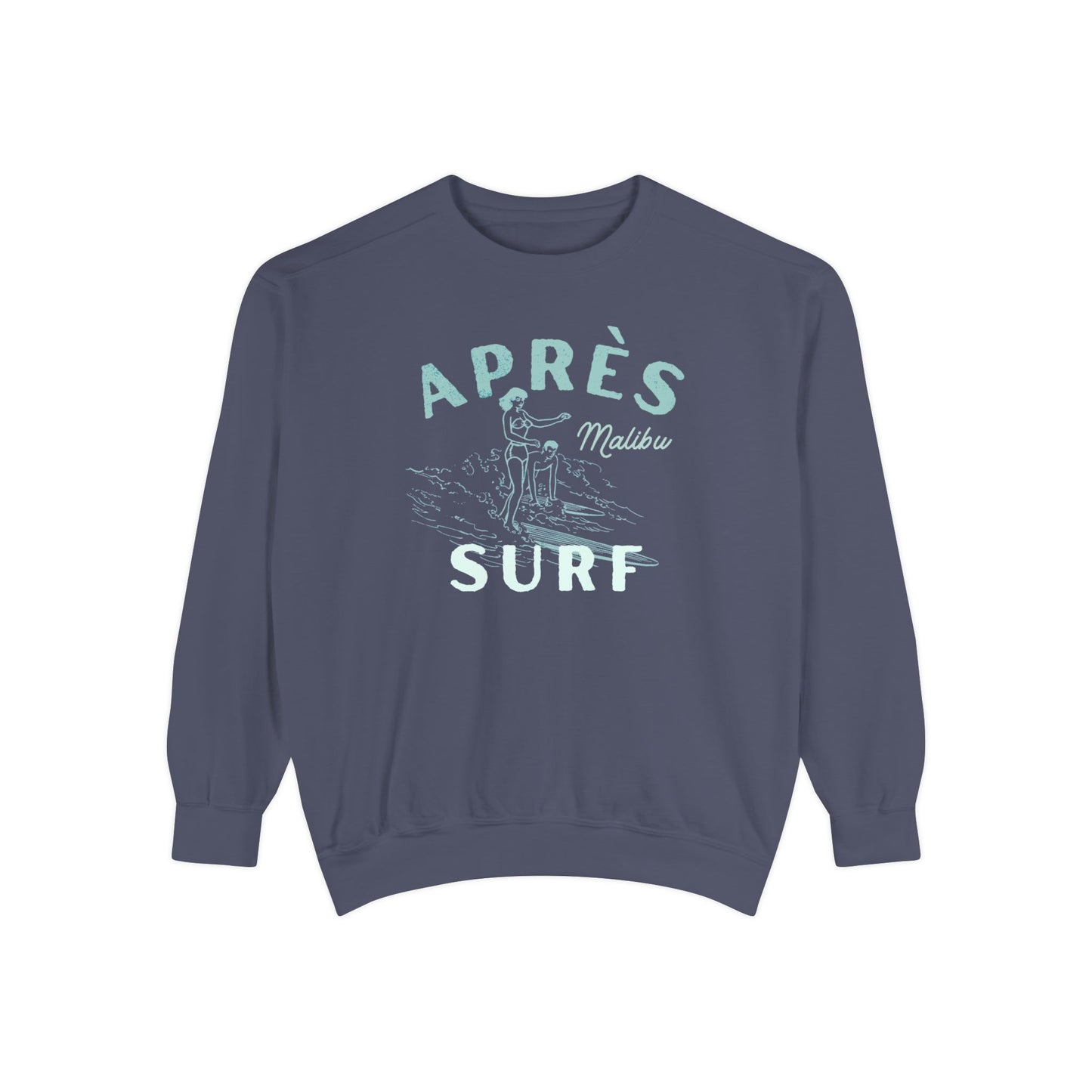 Après Surf Cozy Sweatshirt | Malibu surfer graphic crewneck