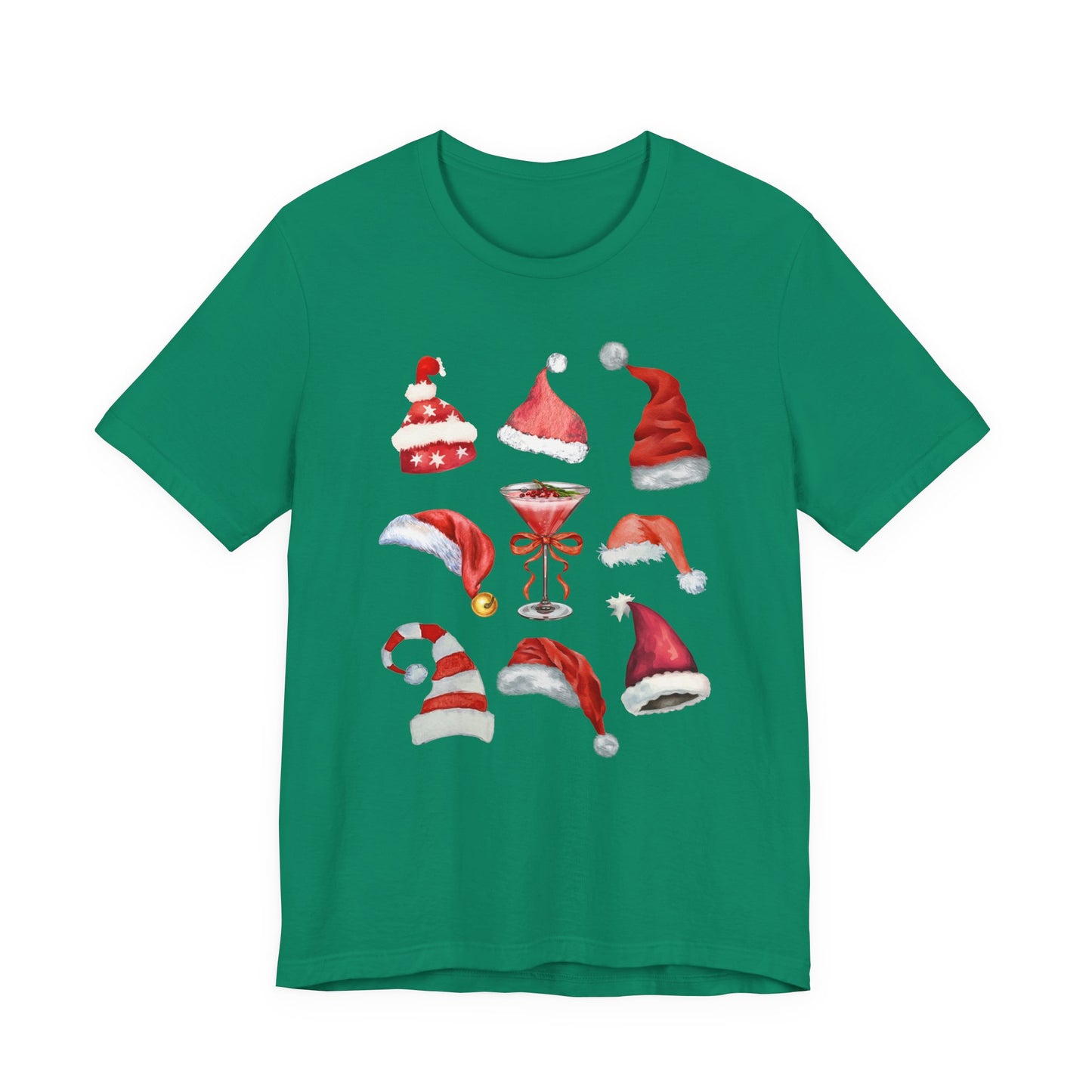 Santa Hat & Cocktail Tee (MAMA)
