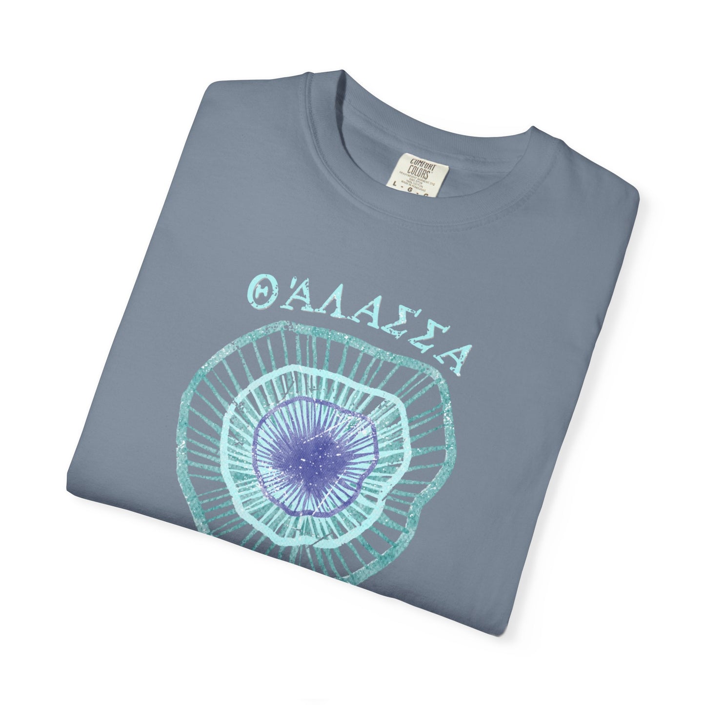 Sea, Sun & Salt Graphic Tee with Greek Evil Eye