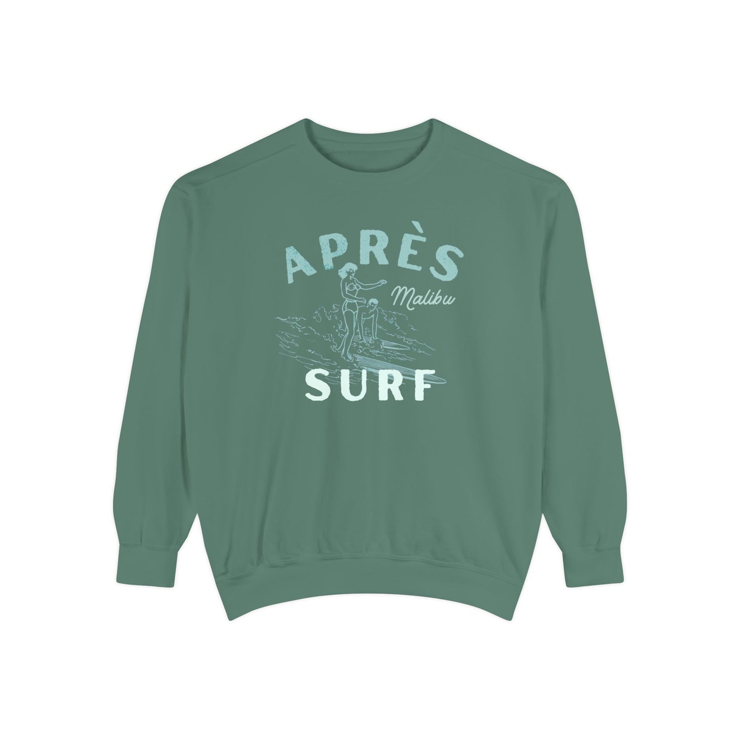 Après Surf Cozy Sweatshirt | Malibu surfer graphic crewneck