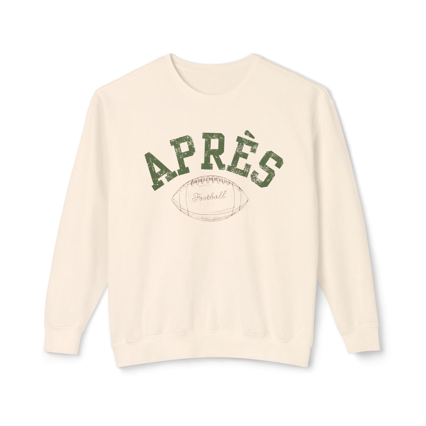 Après Football Sweatshirt | Vintage Graphic Crewneck