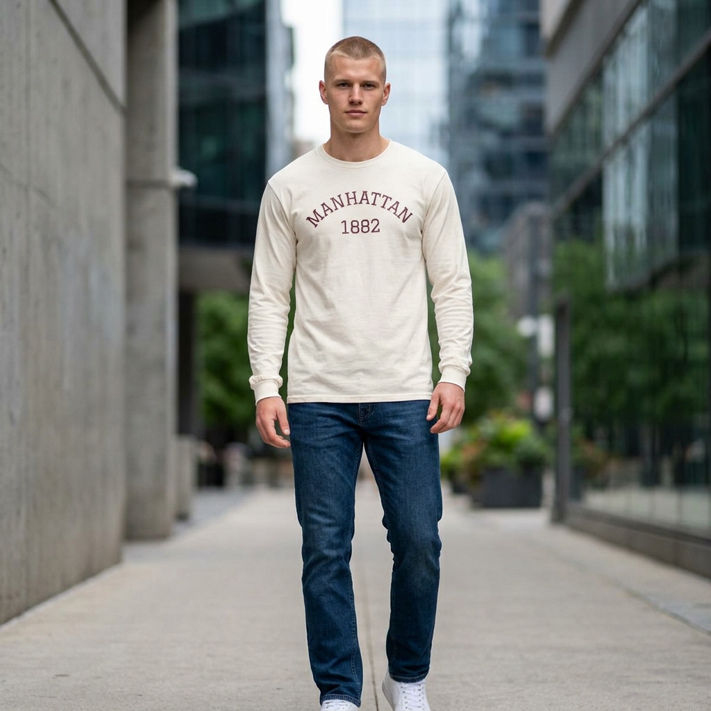 Manhattan 1882 Long Sleeve Tee