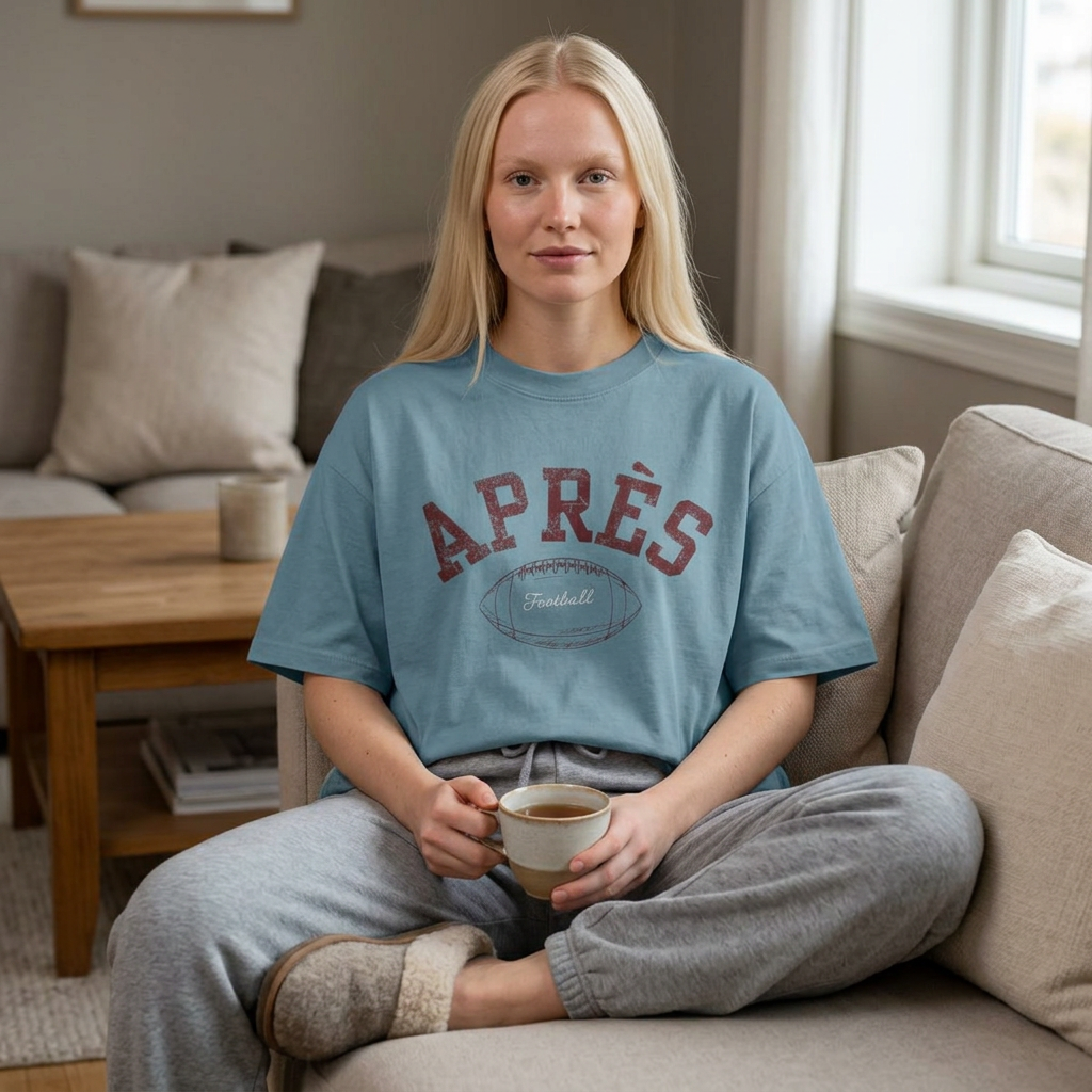 Après Football Tee | Vintage Football Graphic T-Shirt