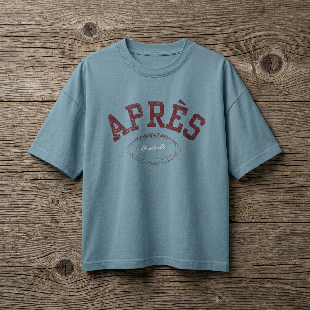 Après Football Tee | Vintage Football Graphic T-Shirt