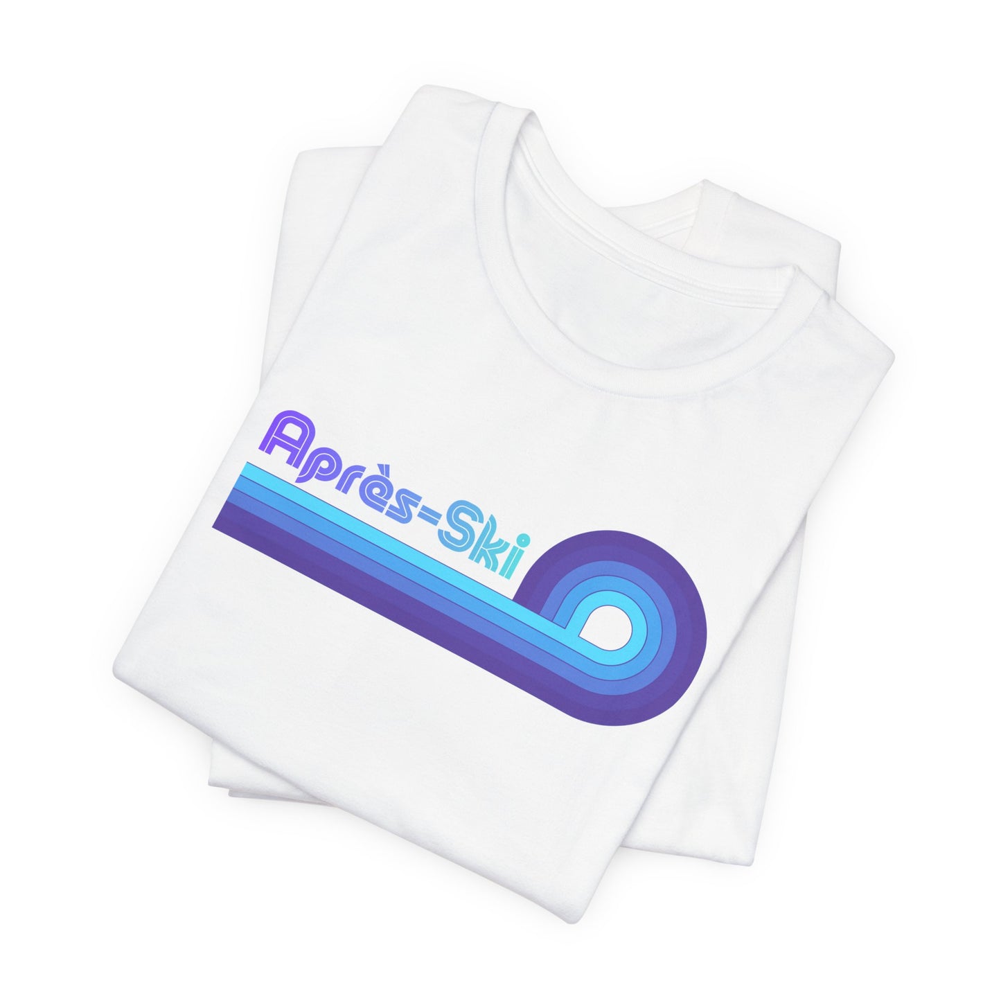 Après-Ski Retro Stripes T-Shirt | Vintage Ski Graphic