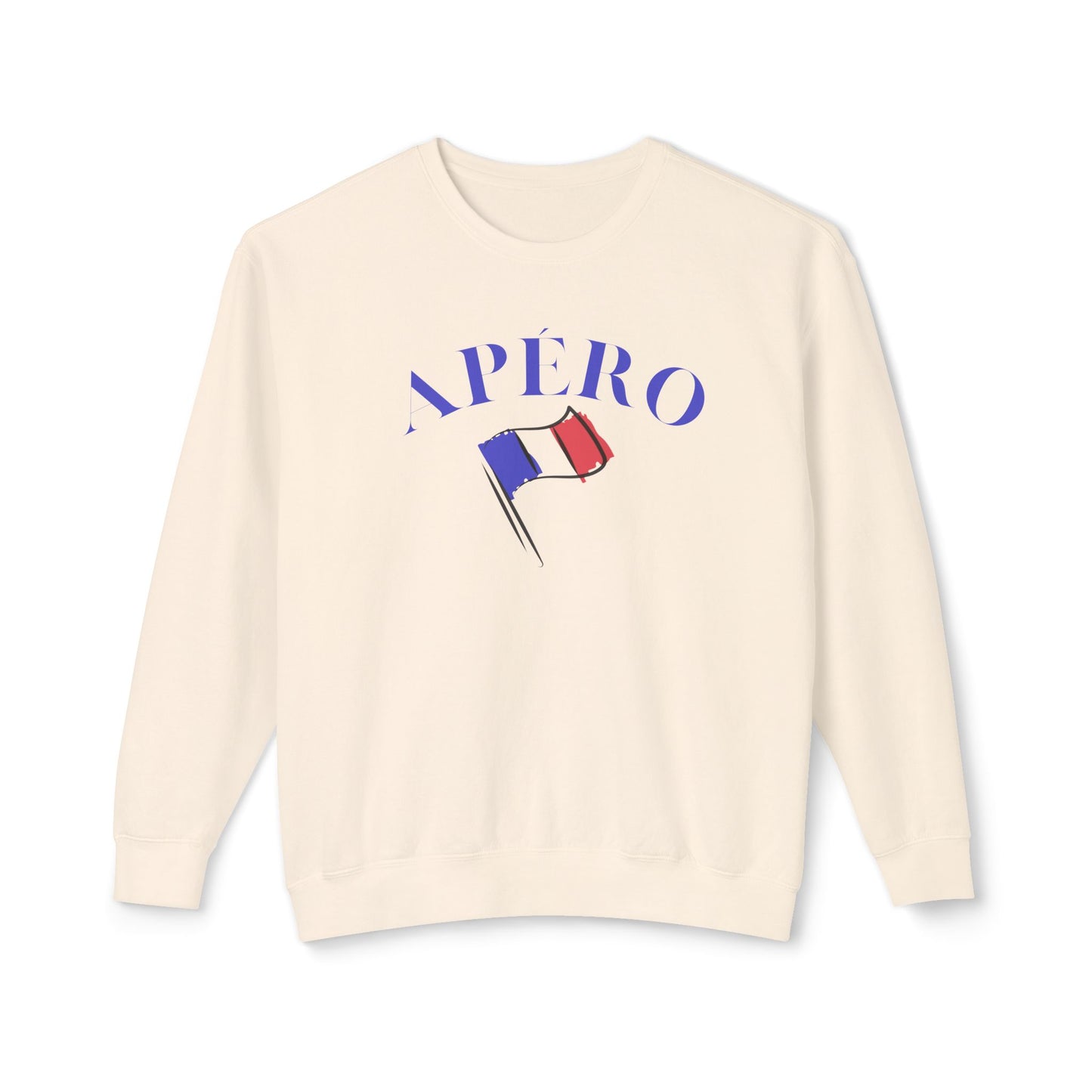 Apero French Flag Crewneck Sweatshirt