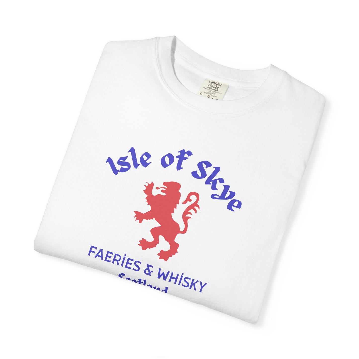 Isle of Skye Lion Crest T-shirt | Faeries & Whisky Scotland