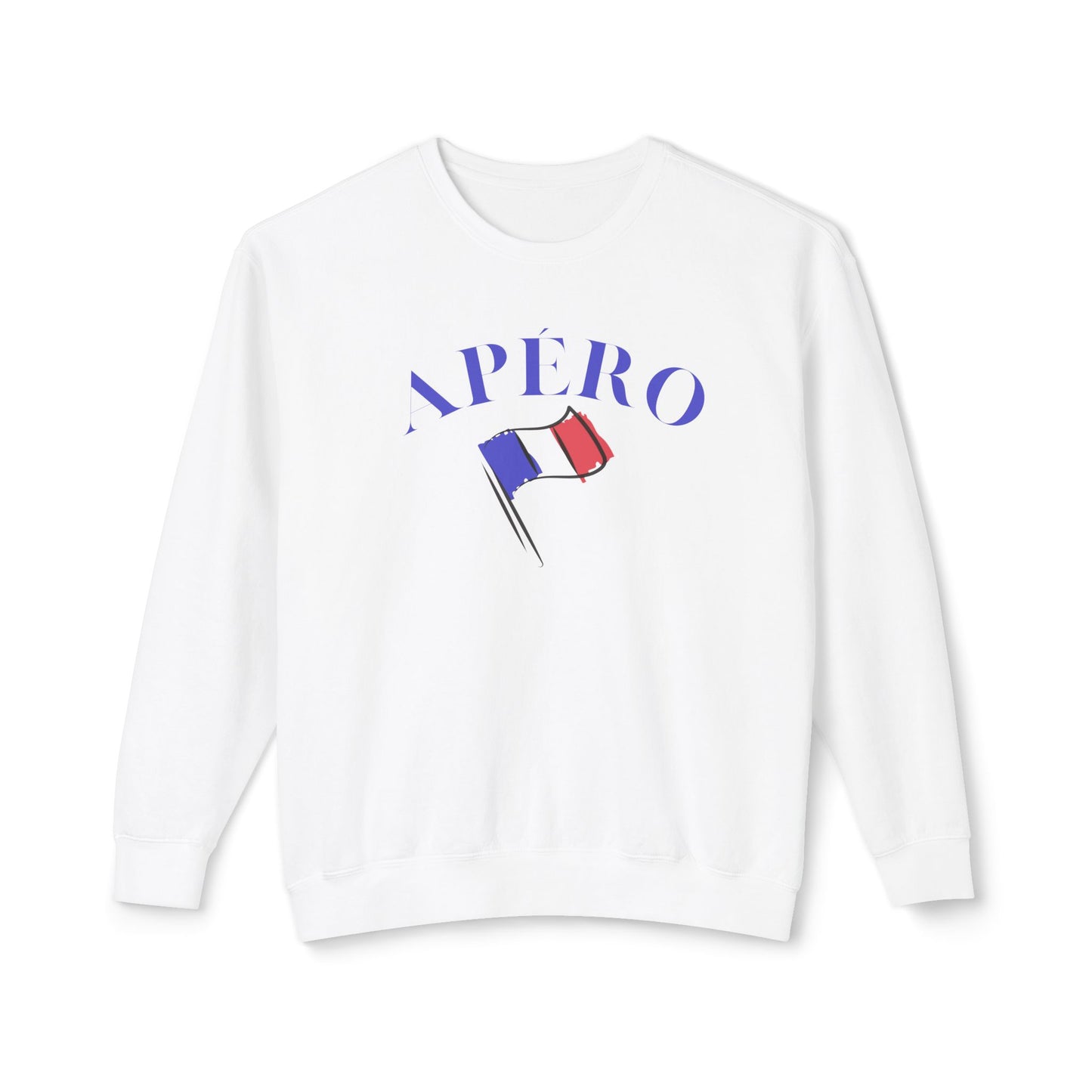 Apero French Flag Crewneck Sweatshirt