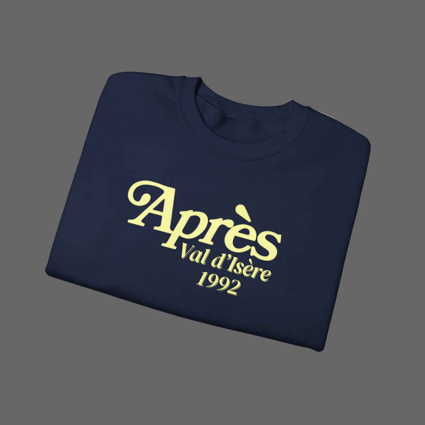 Après Val d'Isère 1992 Crewneck Sweatshirt — Vintage Vibes Ski