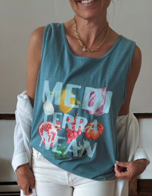 Mediterranean Foods - Cotton Tank Top