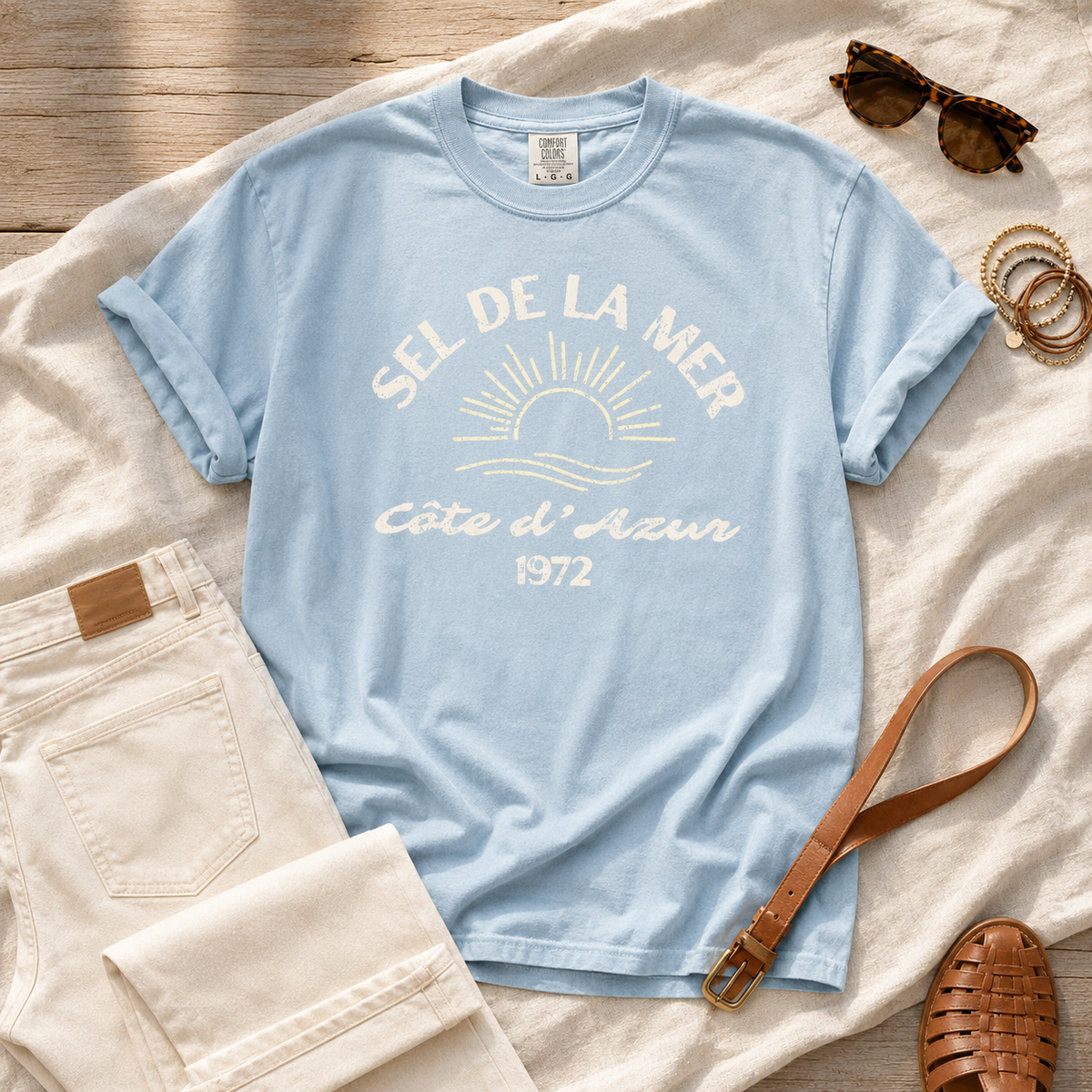Sel de la Mer - Côte d’Azur Cotton Tee