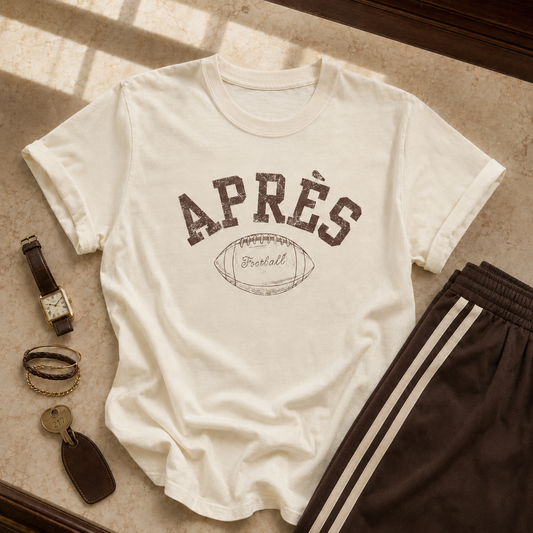 Après Football T-Shirt | Vintage Football Graphic