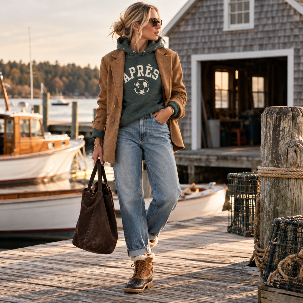 Après Soccer Hoodie | Vintage Graphic Soft Sweatshirt