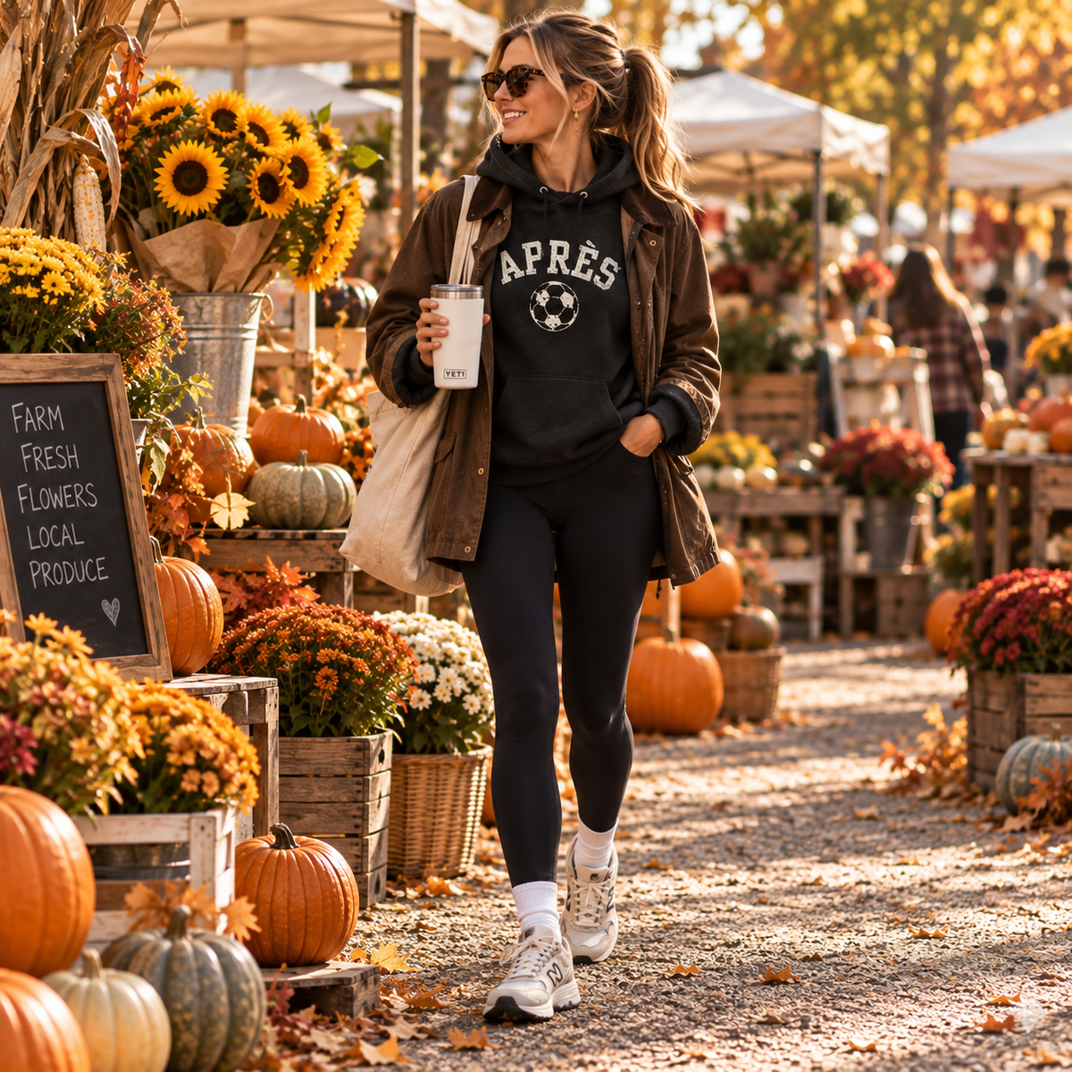 Après Soccer Hoodie | Vintage Graphic Soft Sweatshirt