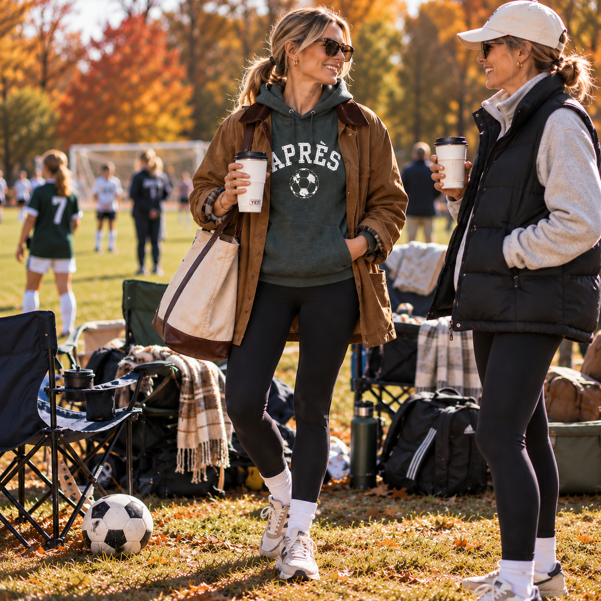 Après Soccer Hoodie | Vintage Graphic Soft Sweatshirt
