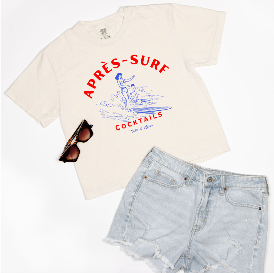 Après-Surf Relaxed Cropped Tee