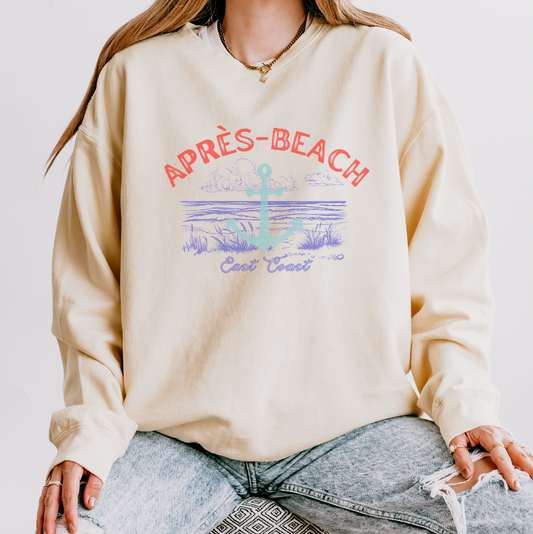 Après-Beach: East Coast - Lightweight Cotton Sweatshirt