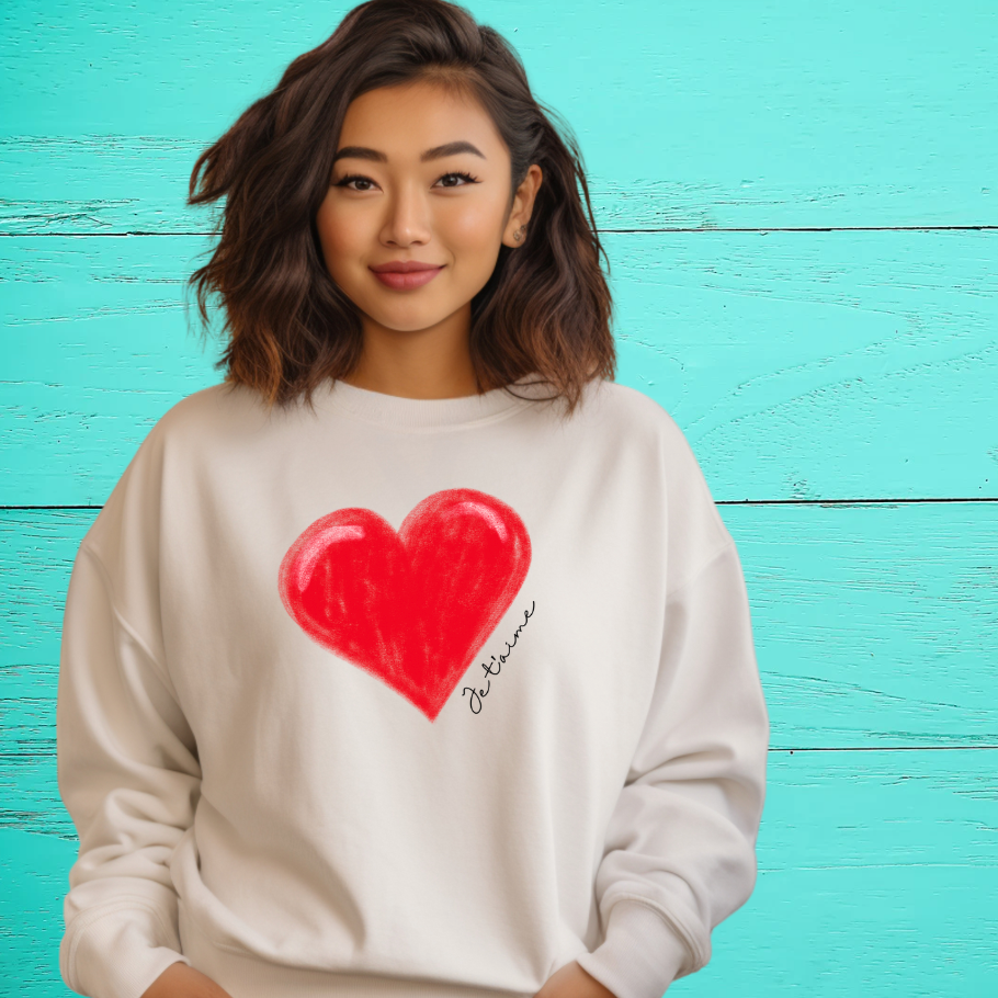 Je t'aime Lightweight Sweatshirt